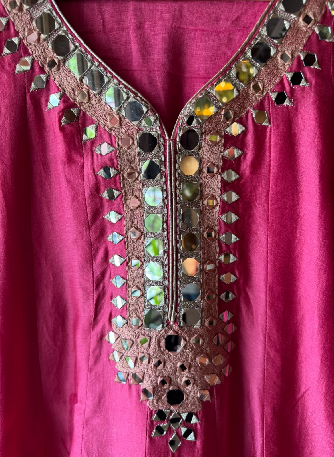 Soft Mul chanderi Anarkali suit