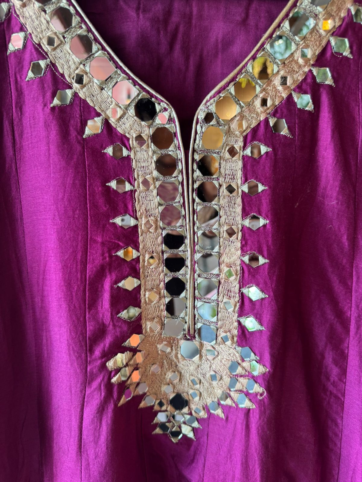 Soft Mul chanderi Anarkali suit