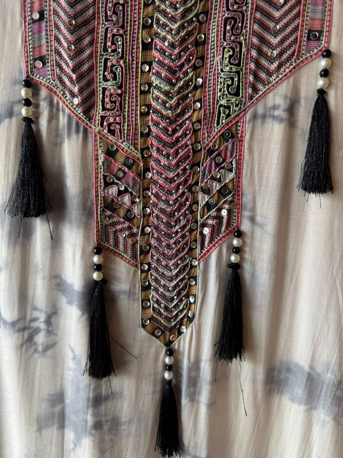 Pure Soft Mul muslin Tie and Dye  printed shirt