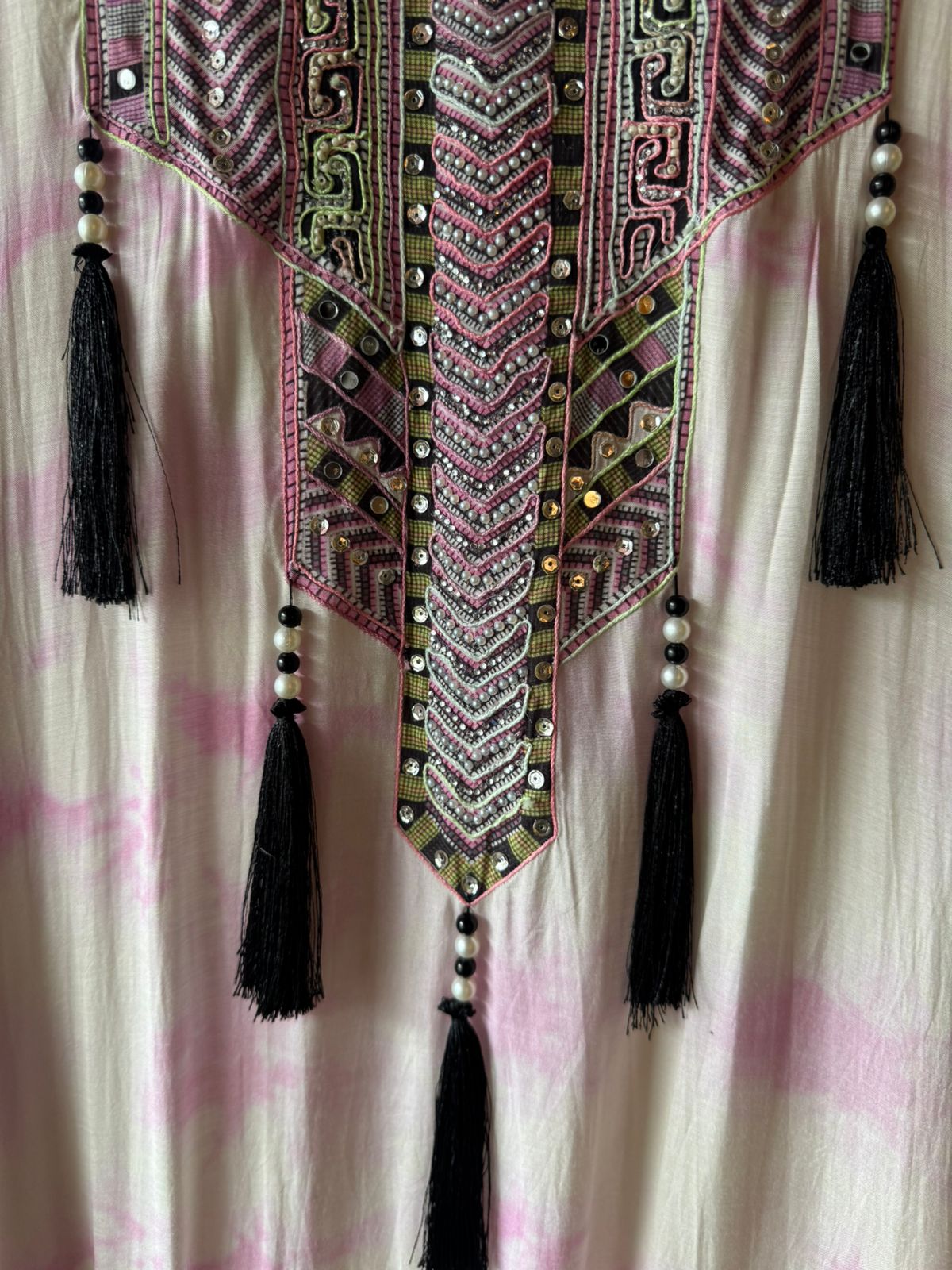 Pure Soft Mul muslin Tie and Dye  printed shirt