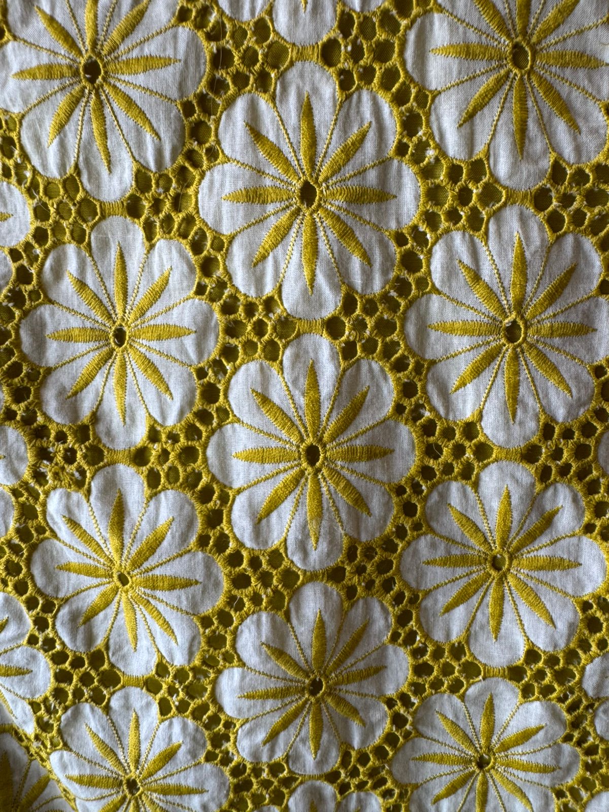 Imported Floral Crochia fabric beautifully designed