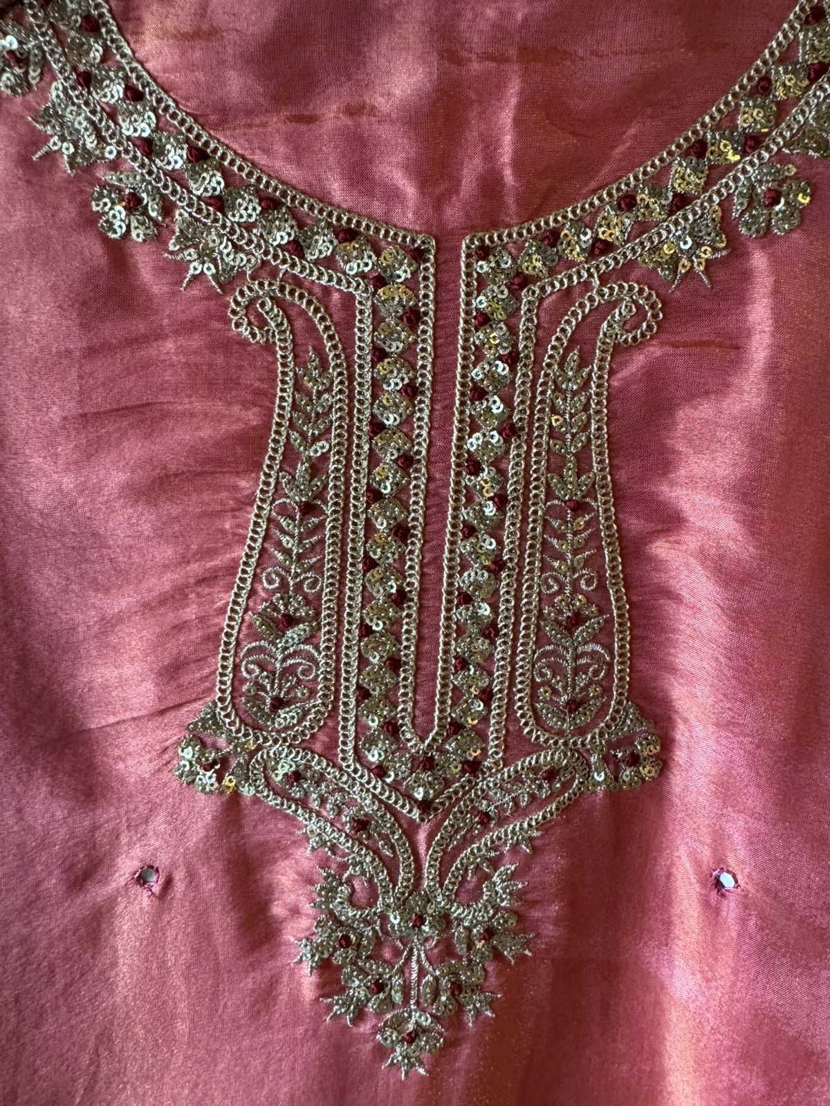 Pure 100% soft  tissue Unstitched shirt