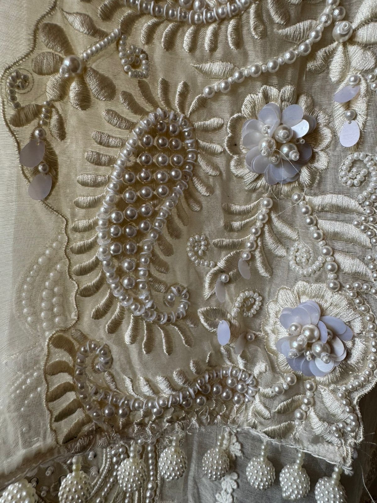 Soft chanderi Shirt with lacework