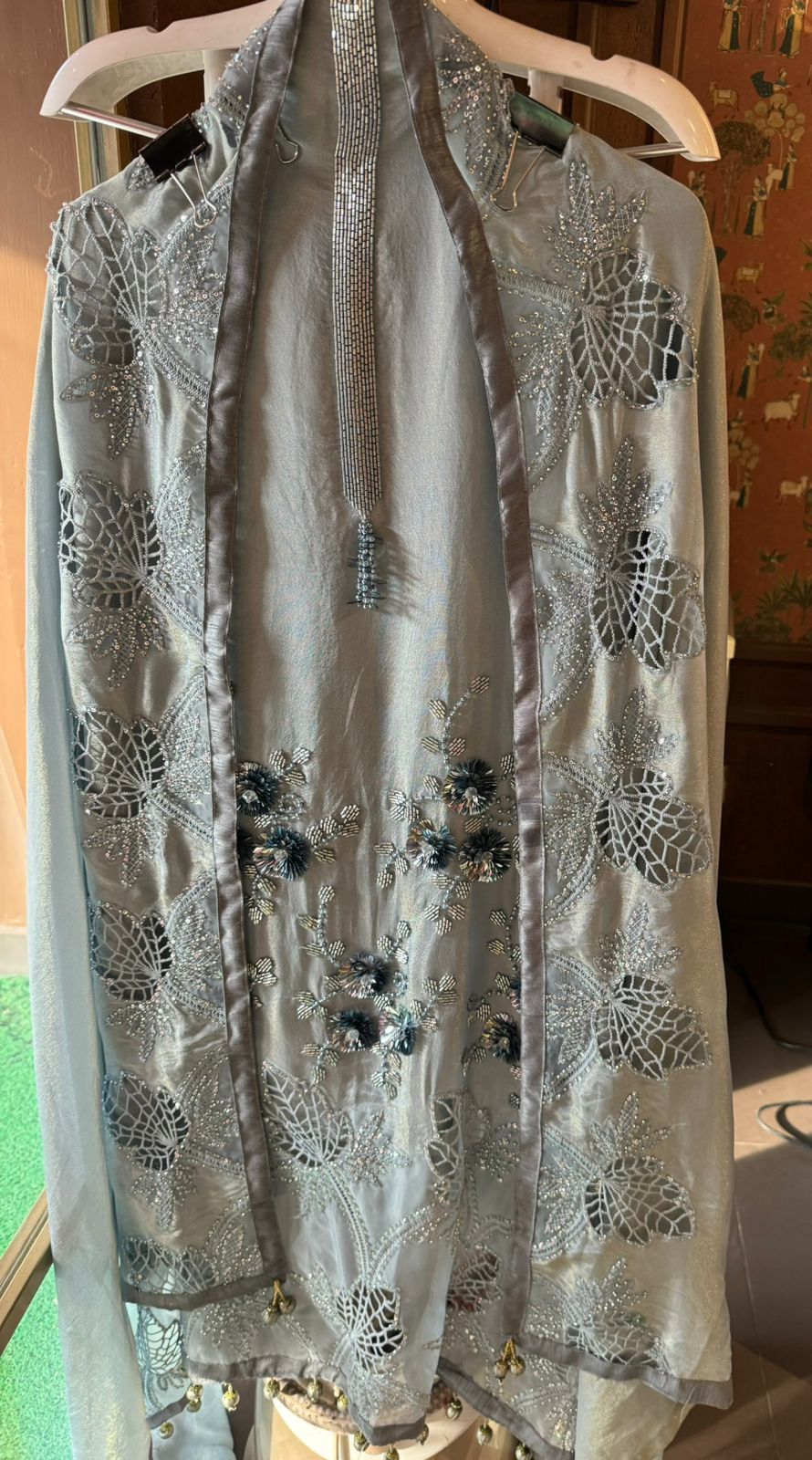 Shimmer tissue Unstitched shirt