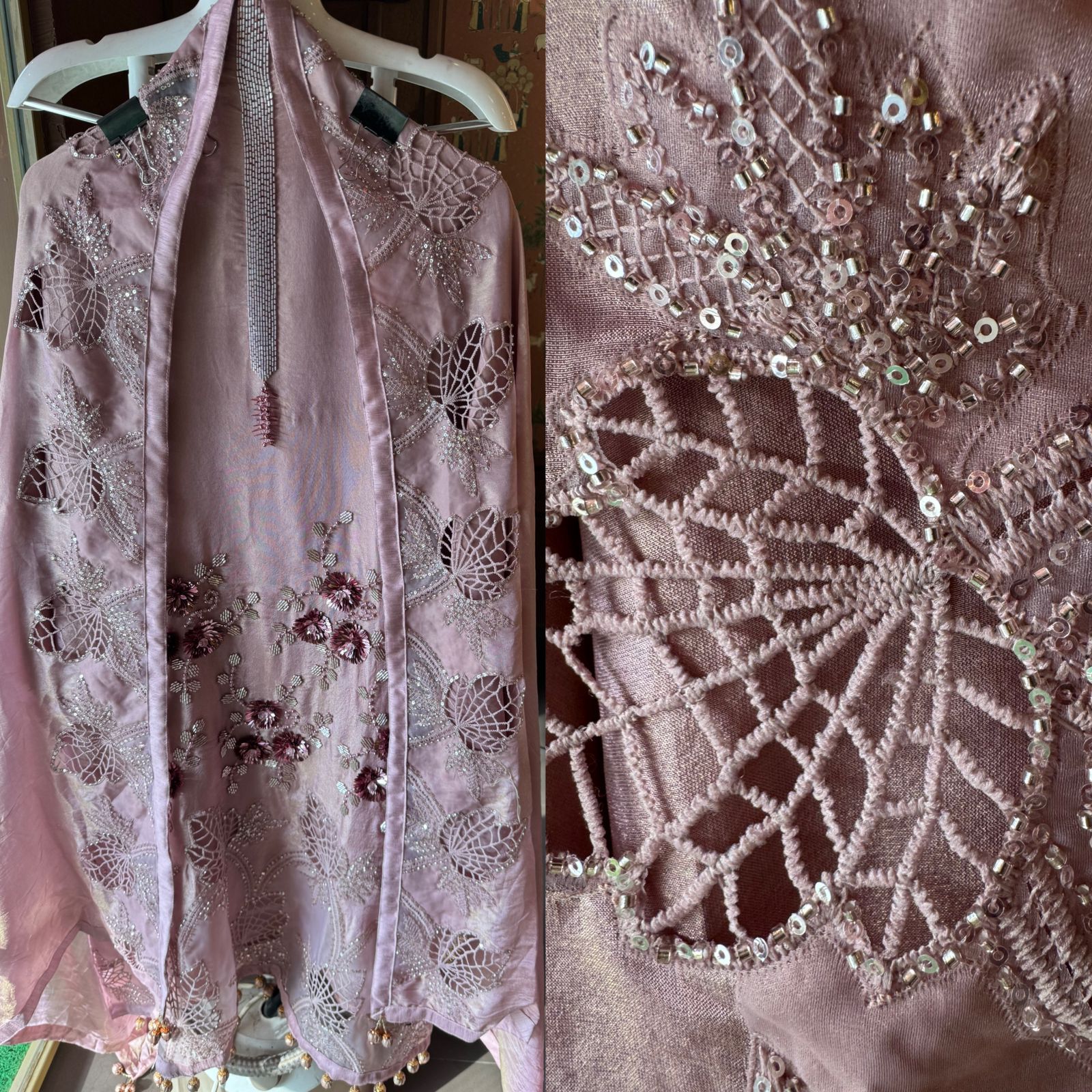 Shimmer tissue Unstitched shirt