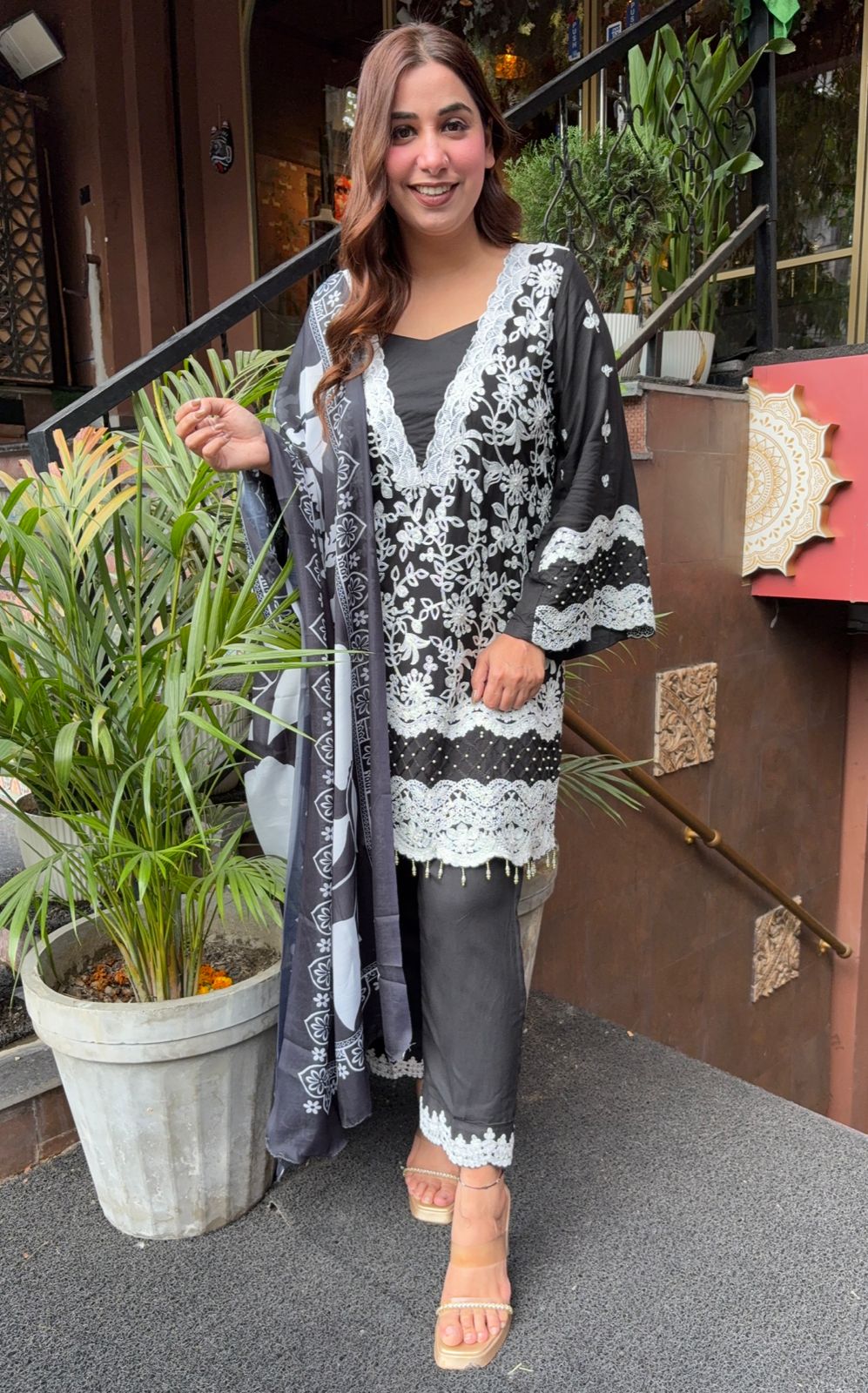 Stitched Embroidered Pakistani suit