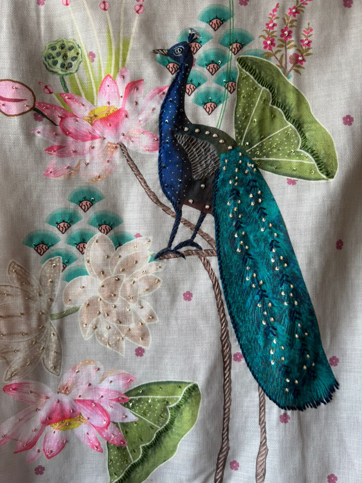 Handloom cotton Unstitched Shirt design