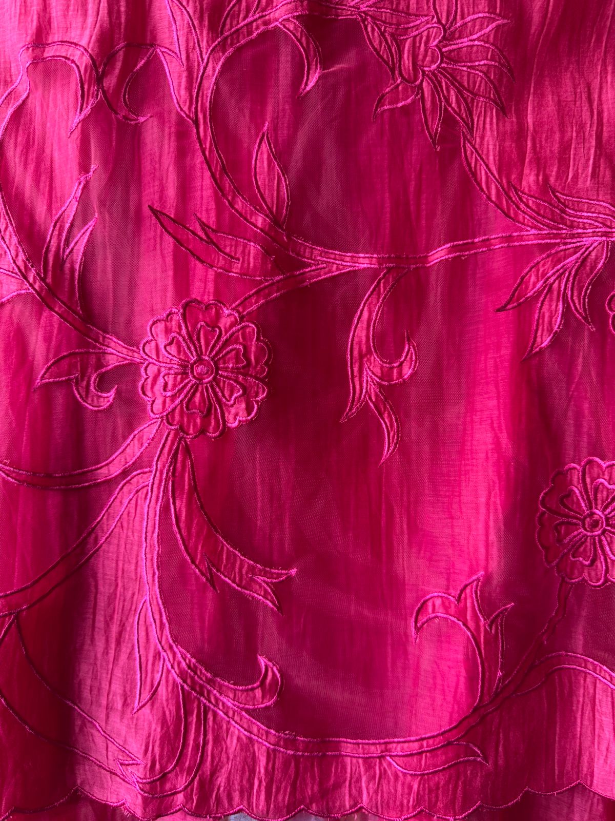 Pure Mul Crushed Chanderi unstitched Kurta