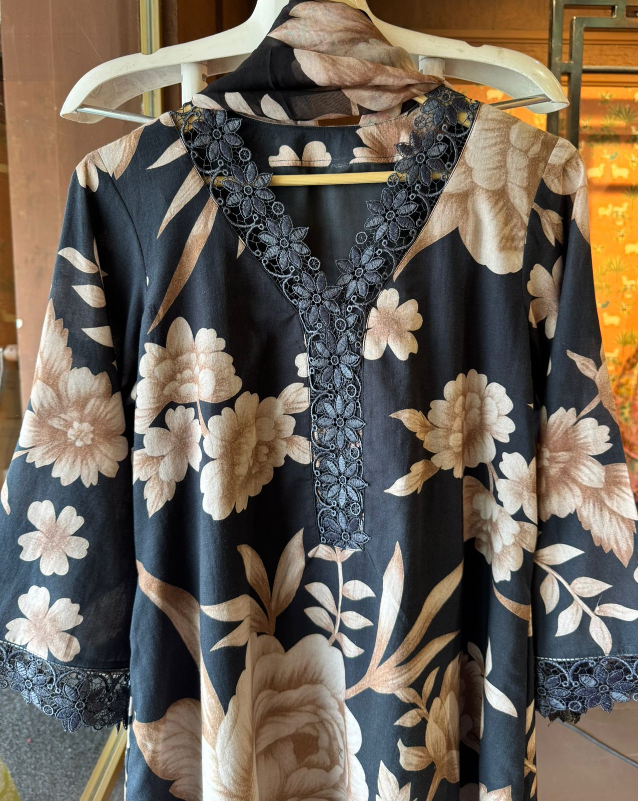 Soft Mul Cambric Cotton Floral digital printed Stitched Suit