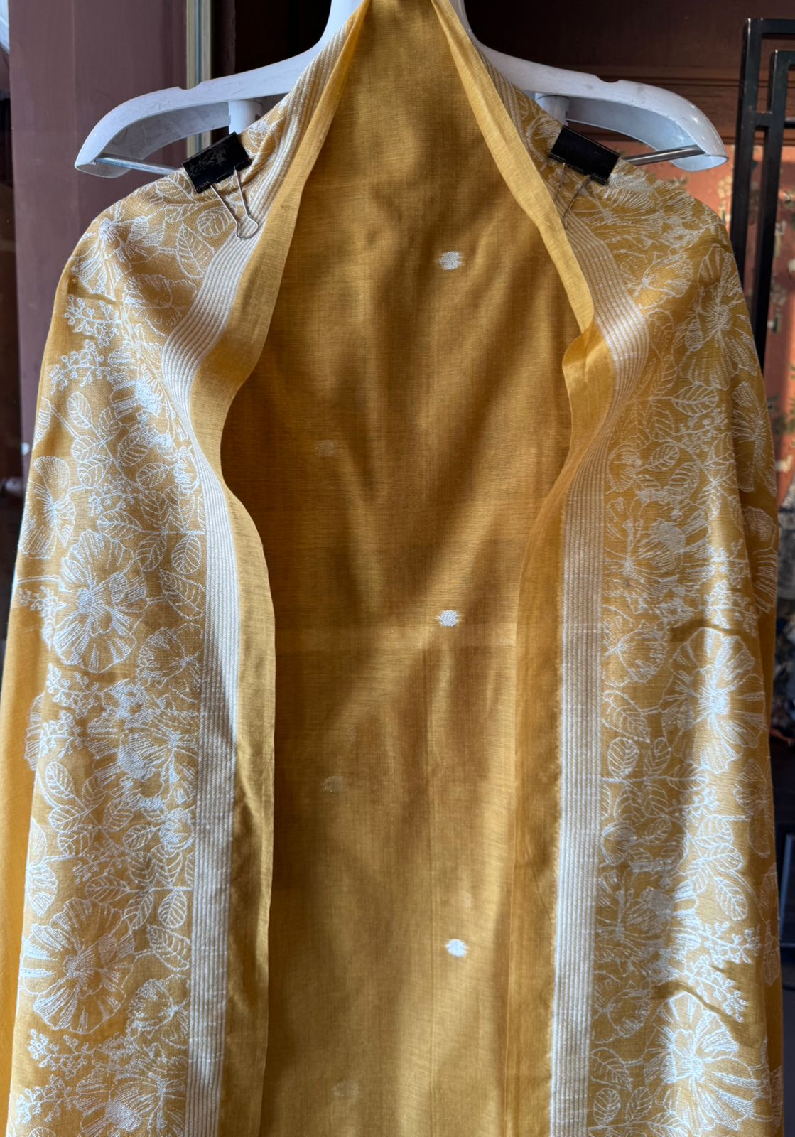 Pure jamdaani Unstitched Suit