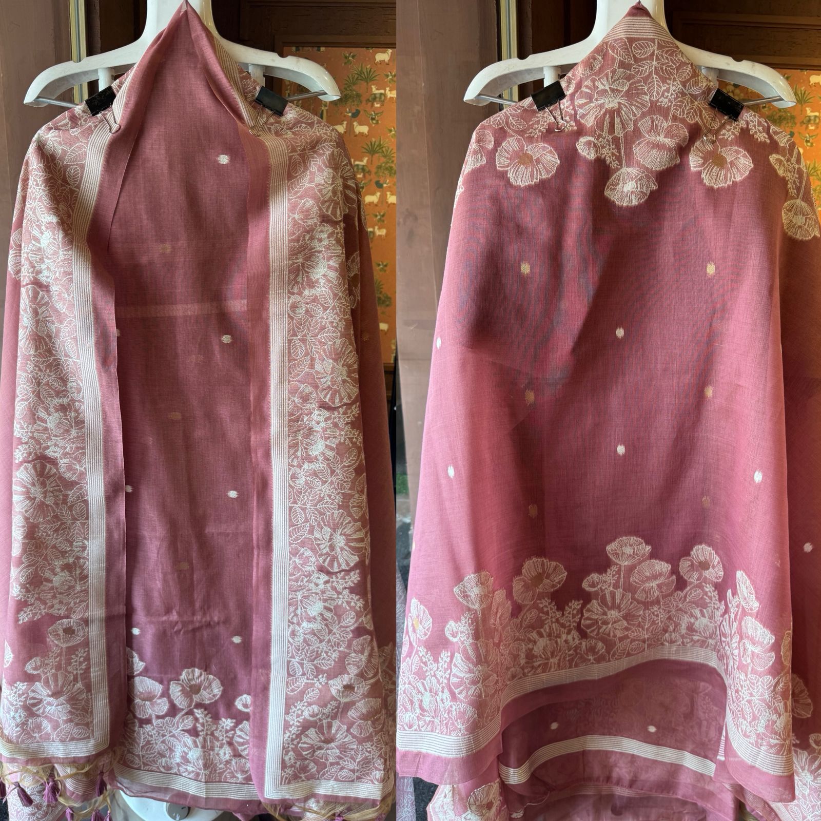 Pure jamdaani Unstitched Suit