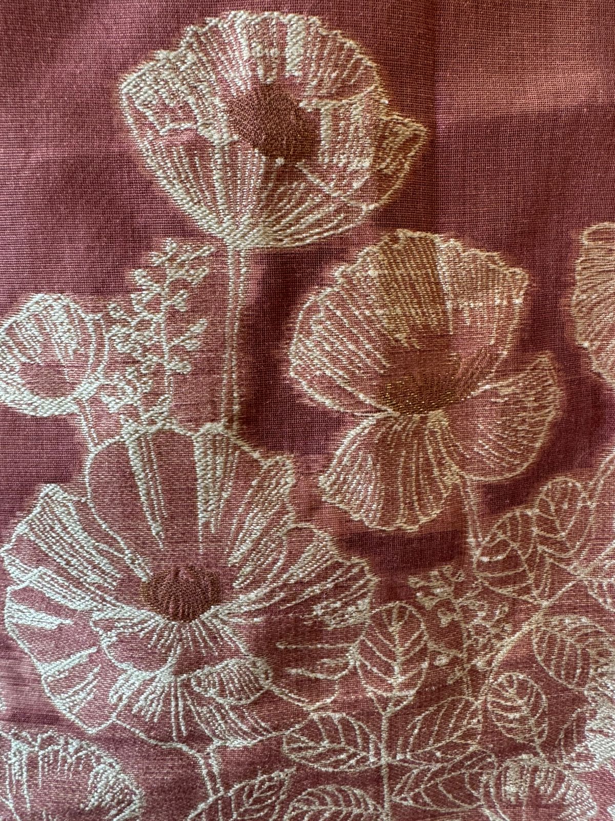 Pure jamdaani Unstitched Suit