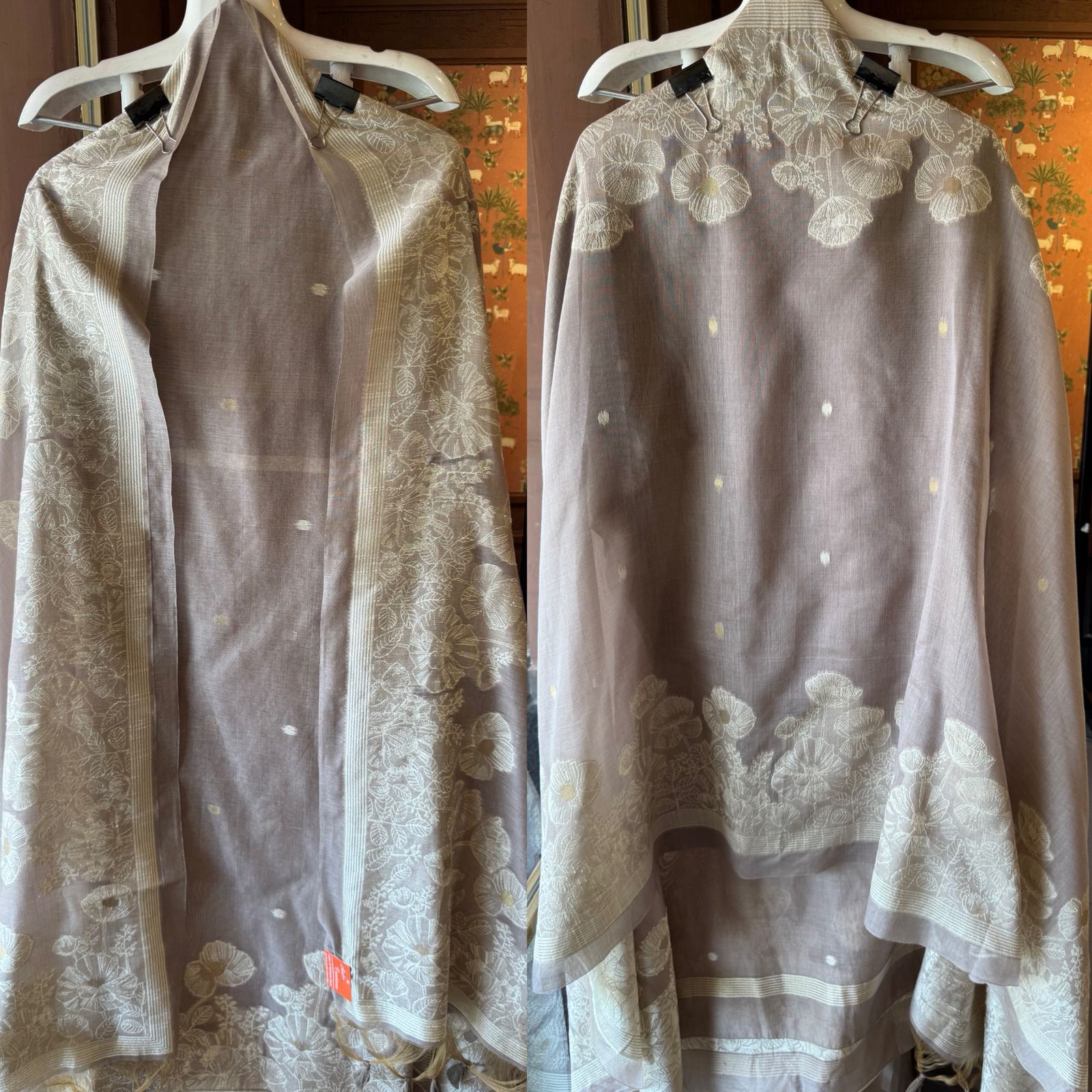 Pure jamdaani Unstitched Suit