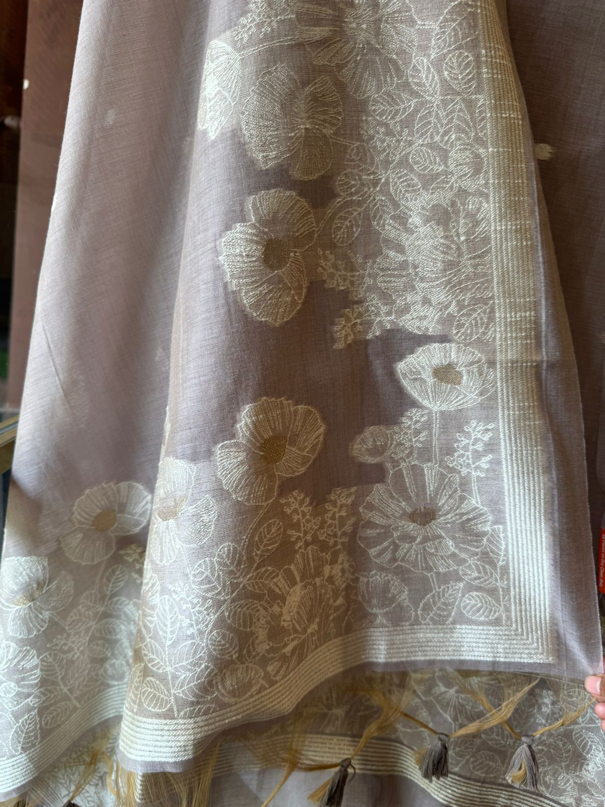 Pure jamdaani Unstitched Suit