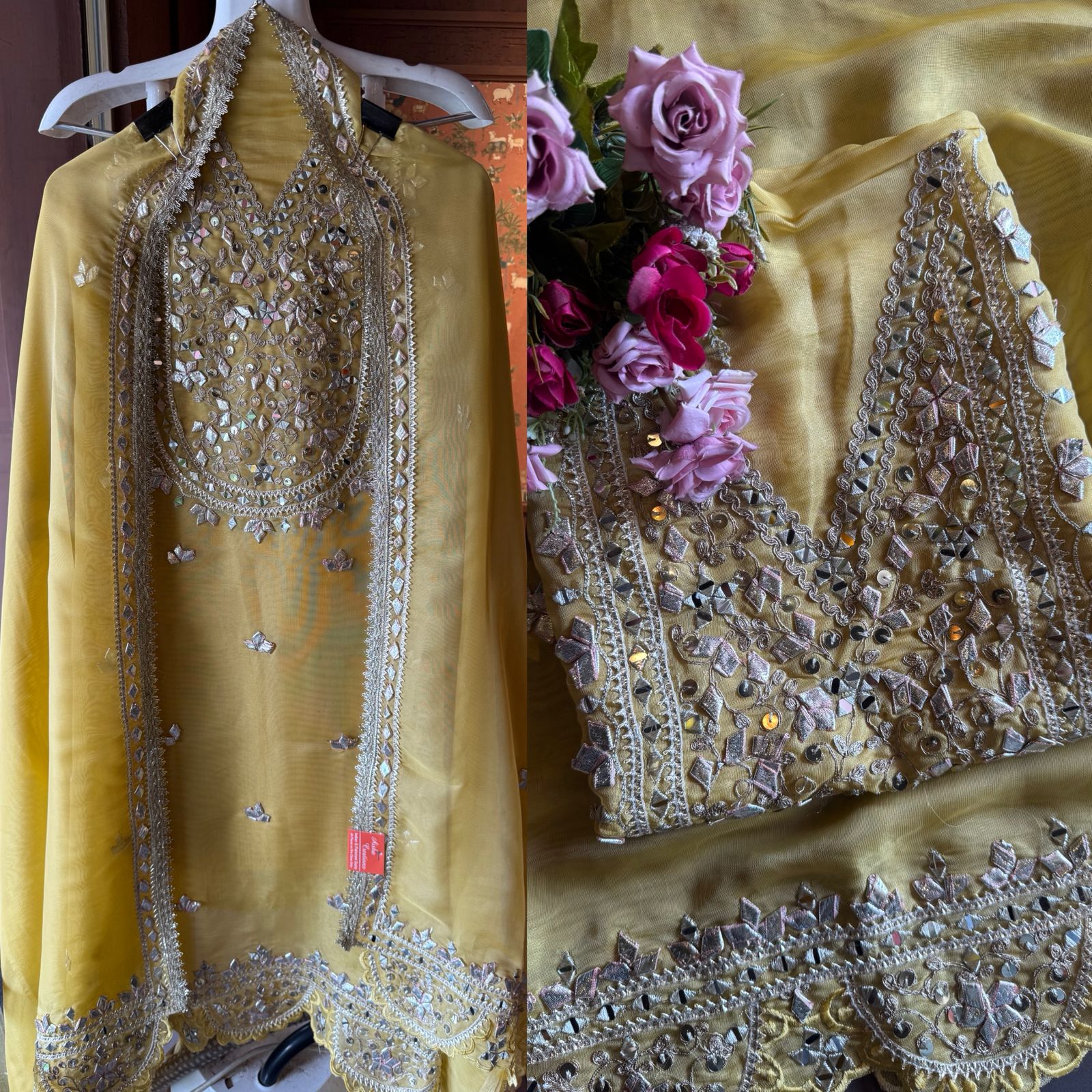 Unstitched Tissue shirt