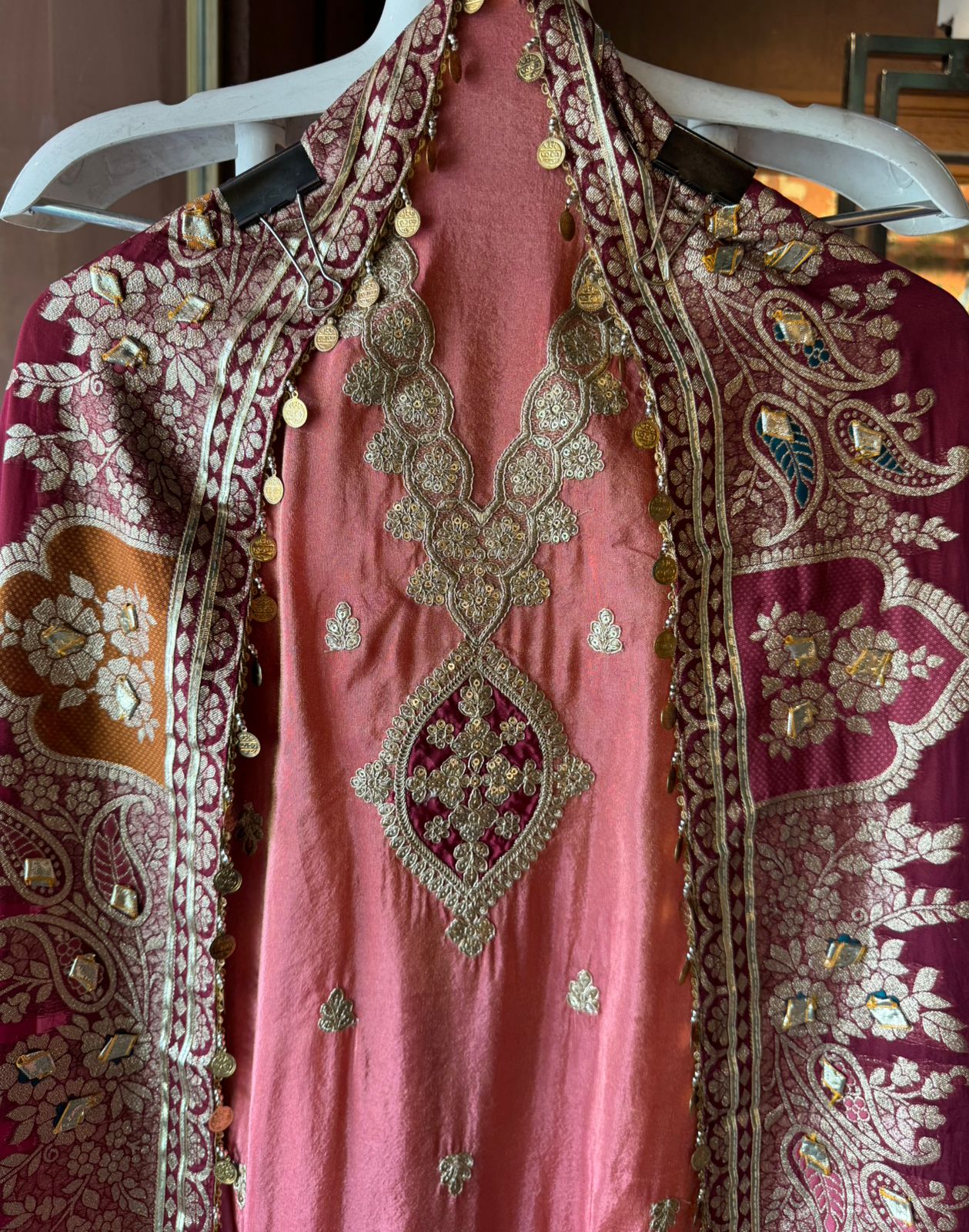 Pure 100% soft  tissue Unstitched shirt