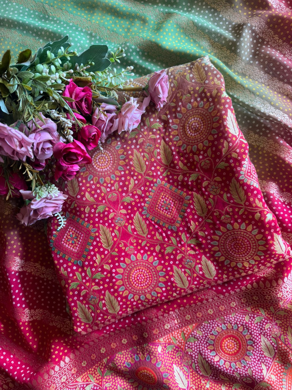 New banarsi collections With ombré shading