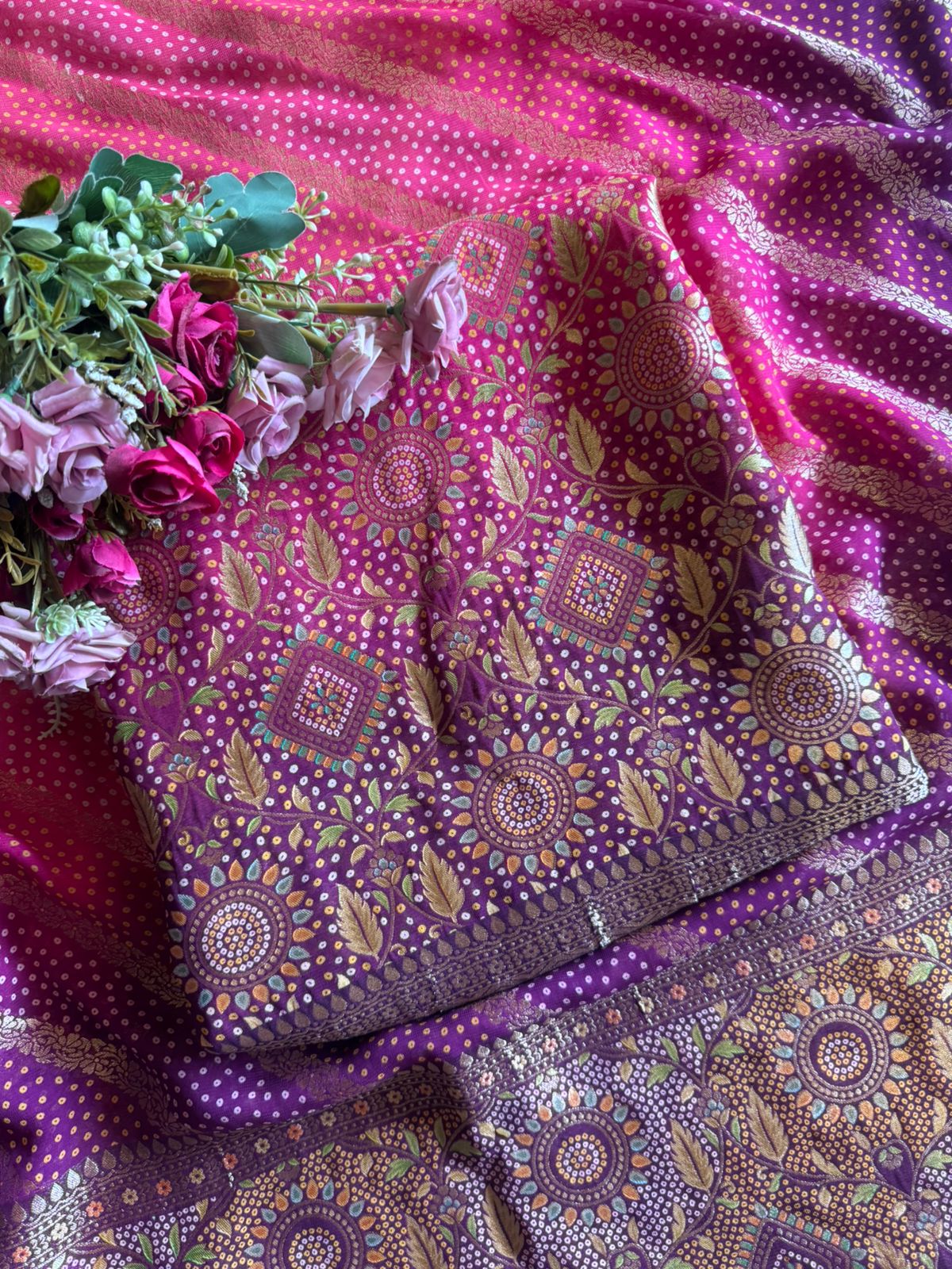 New banarsi collections With ombré shading