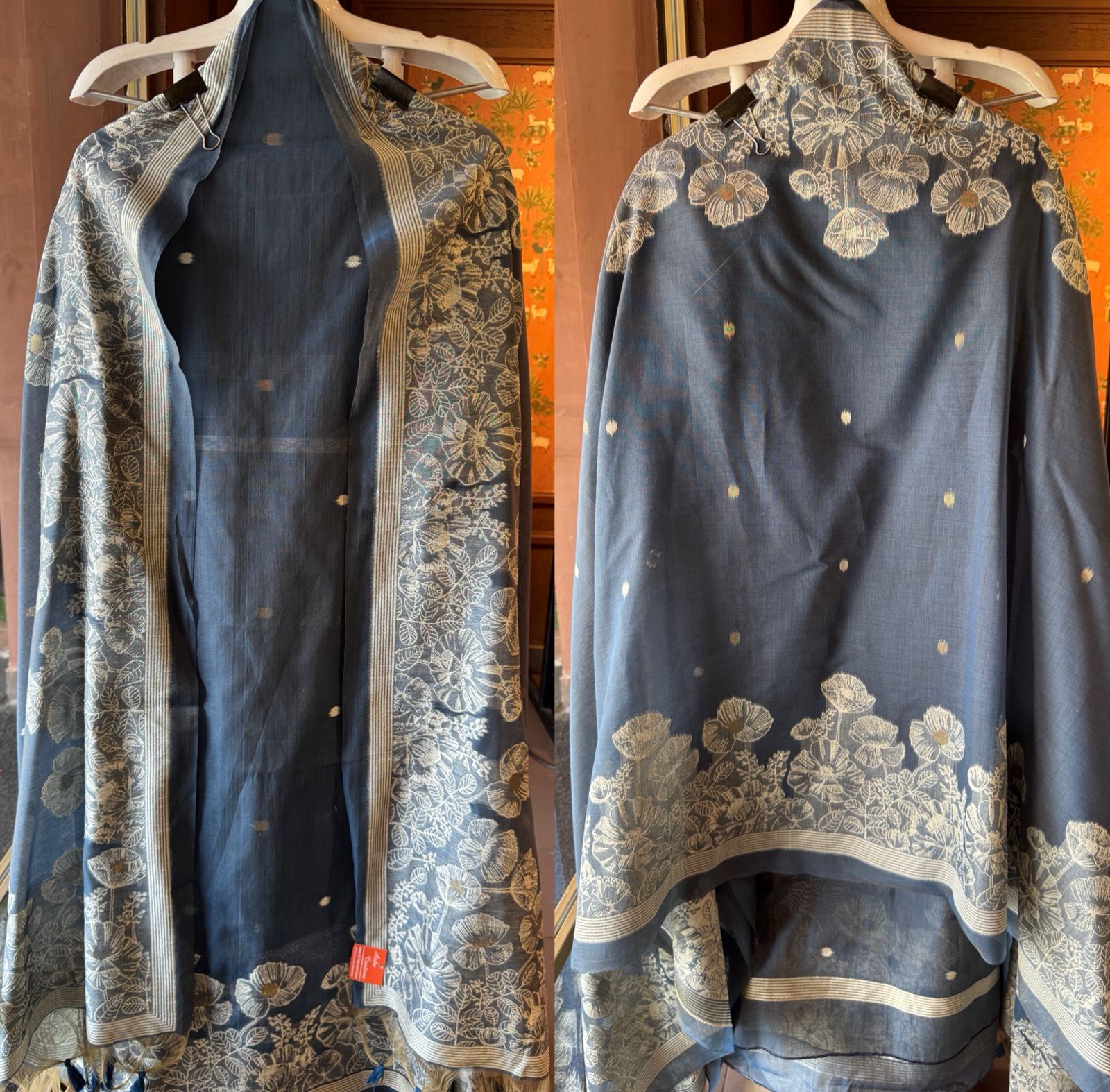 Pure jamdaani Unstitched Suit