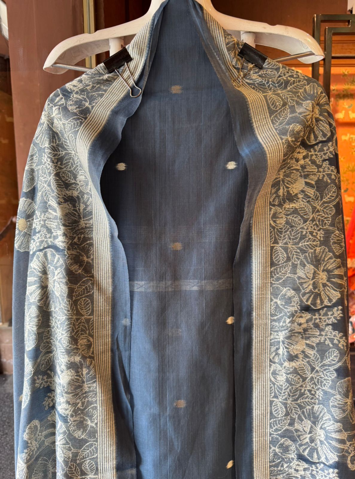 Pure jamdaani Unstitched Suit