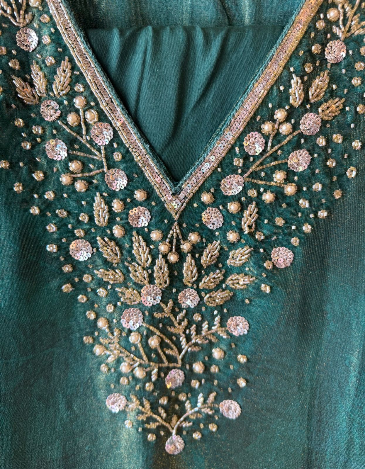 Shimmer Tissue Unstitched Shirt