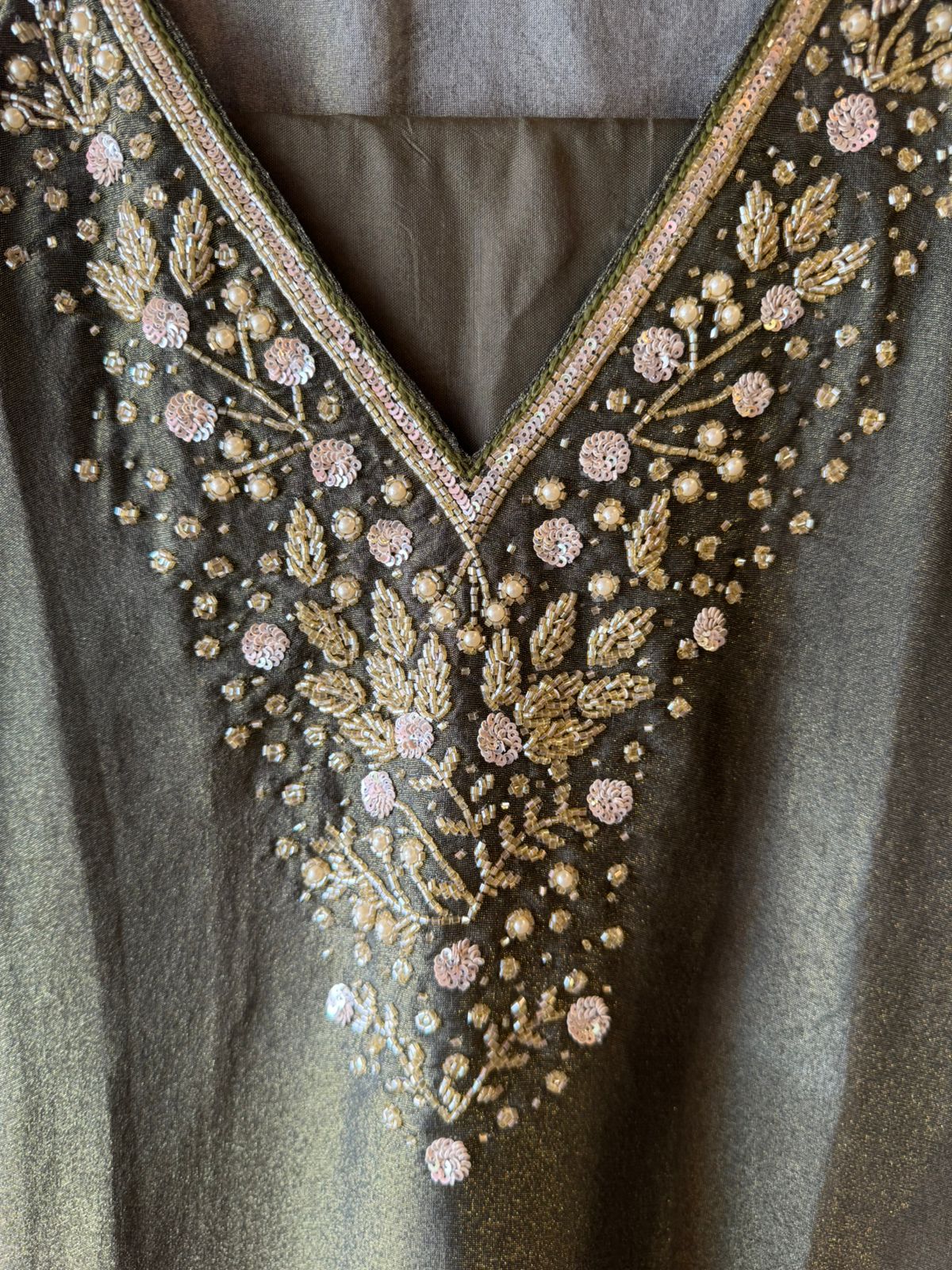 Shimmer Tissue Unstitched Shirt