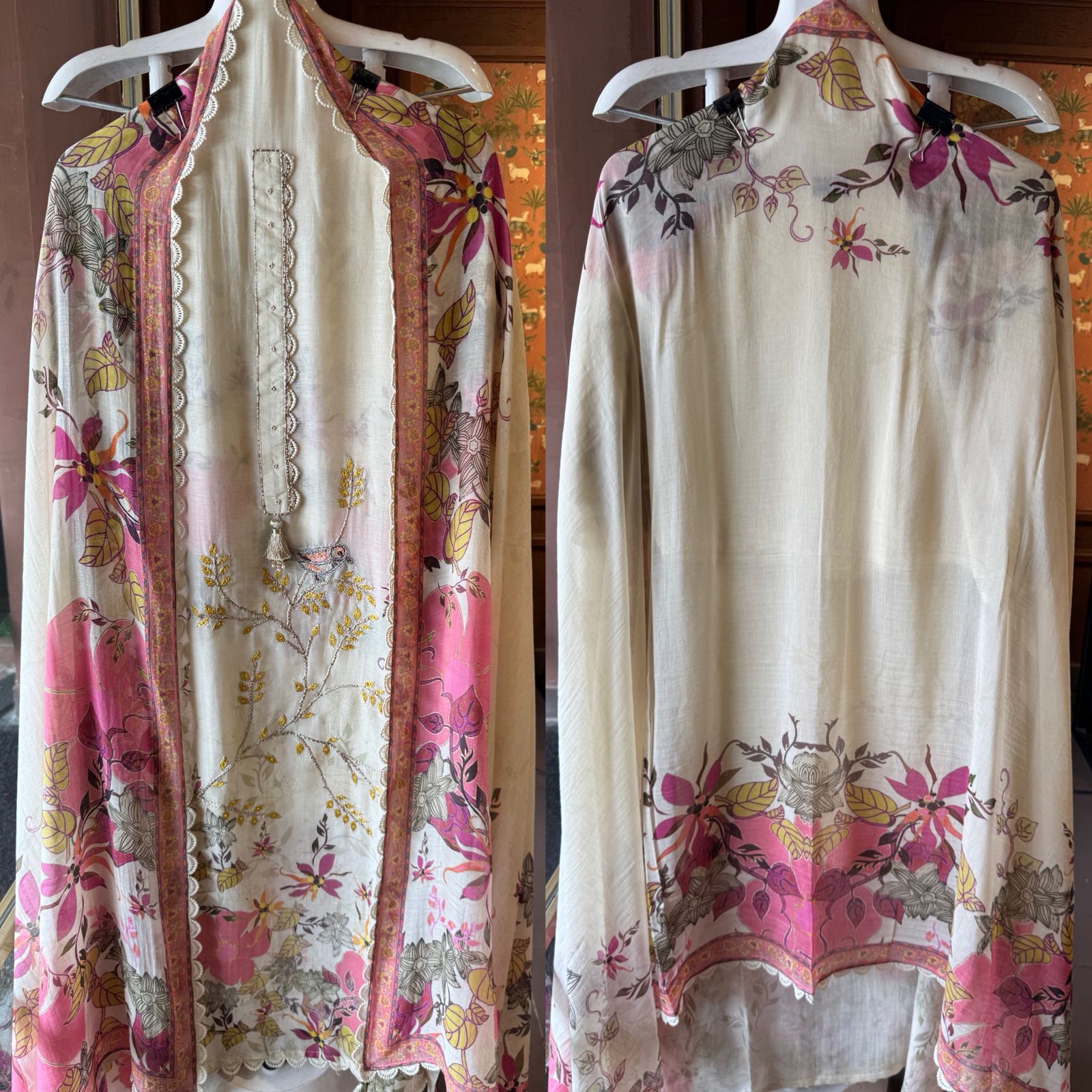 Soft Mul muslin designer digital printed suits