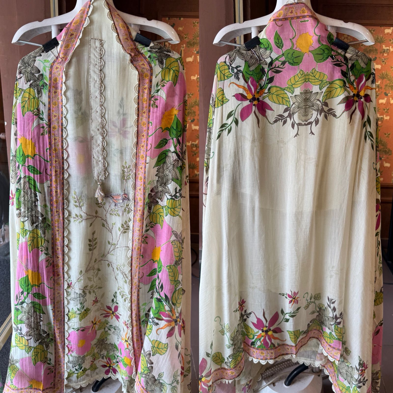 Soft Mul muslin designer digital printed suits