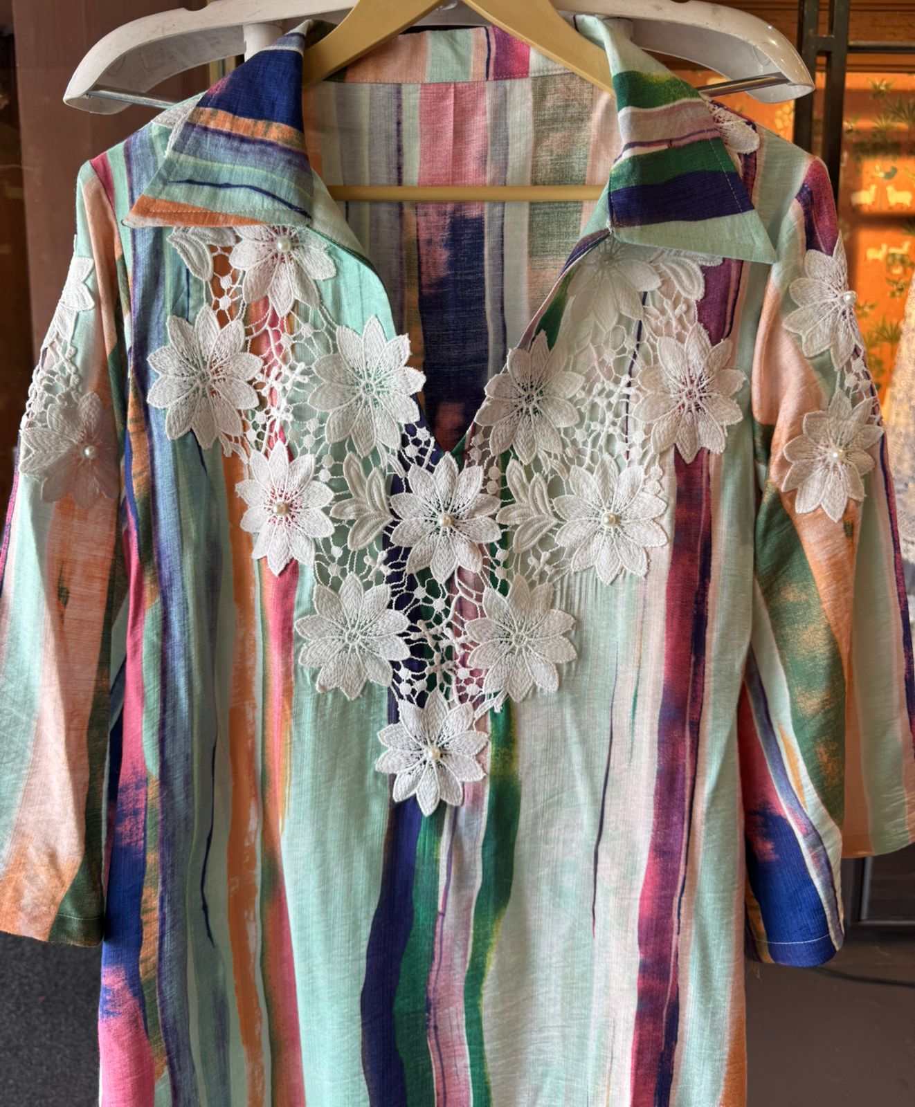 Soft muslin Stitched Coord set