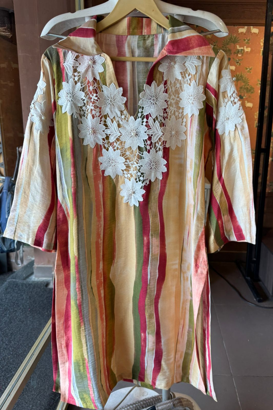 Soft muslin Stitched Coord set