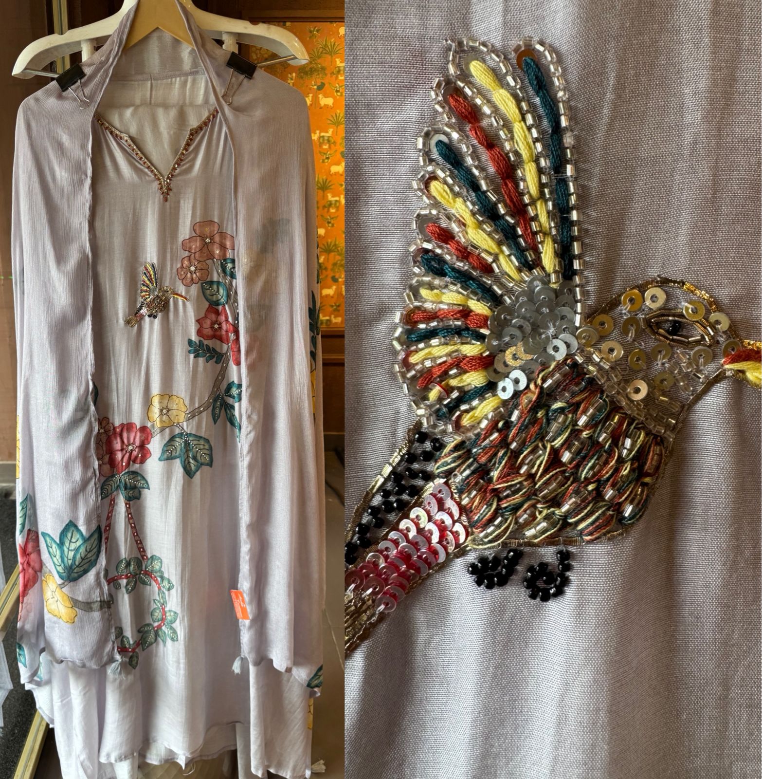 Pure Mul Muslin light Weight Unstitched shirt