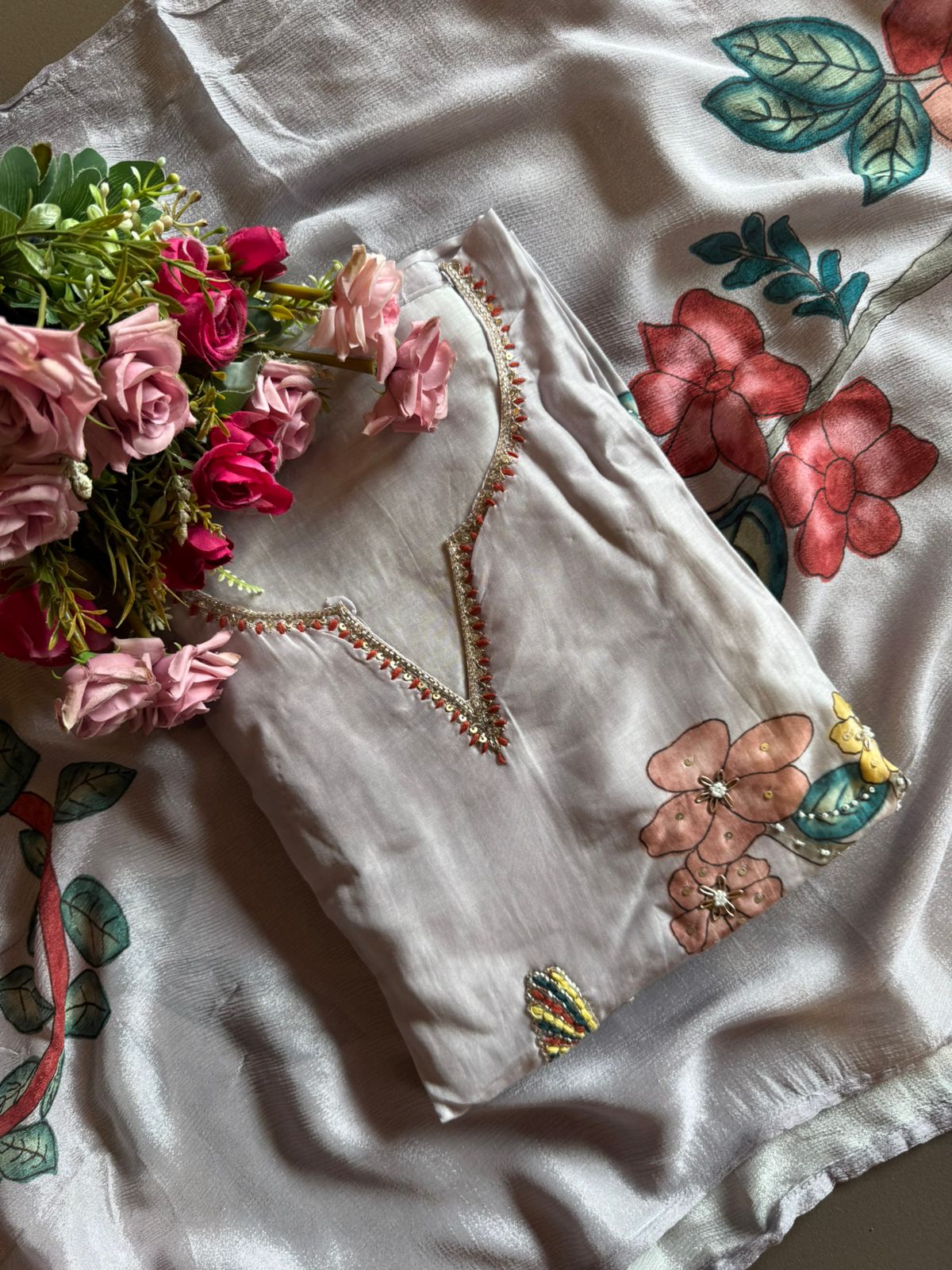 Pure Mul Muslin light Weight Unstitched shirt