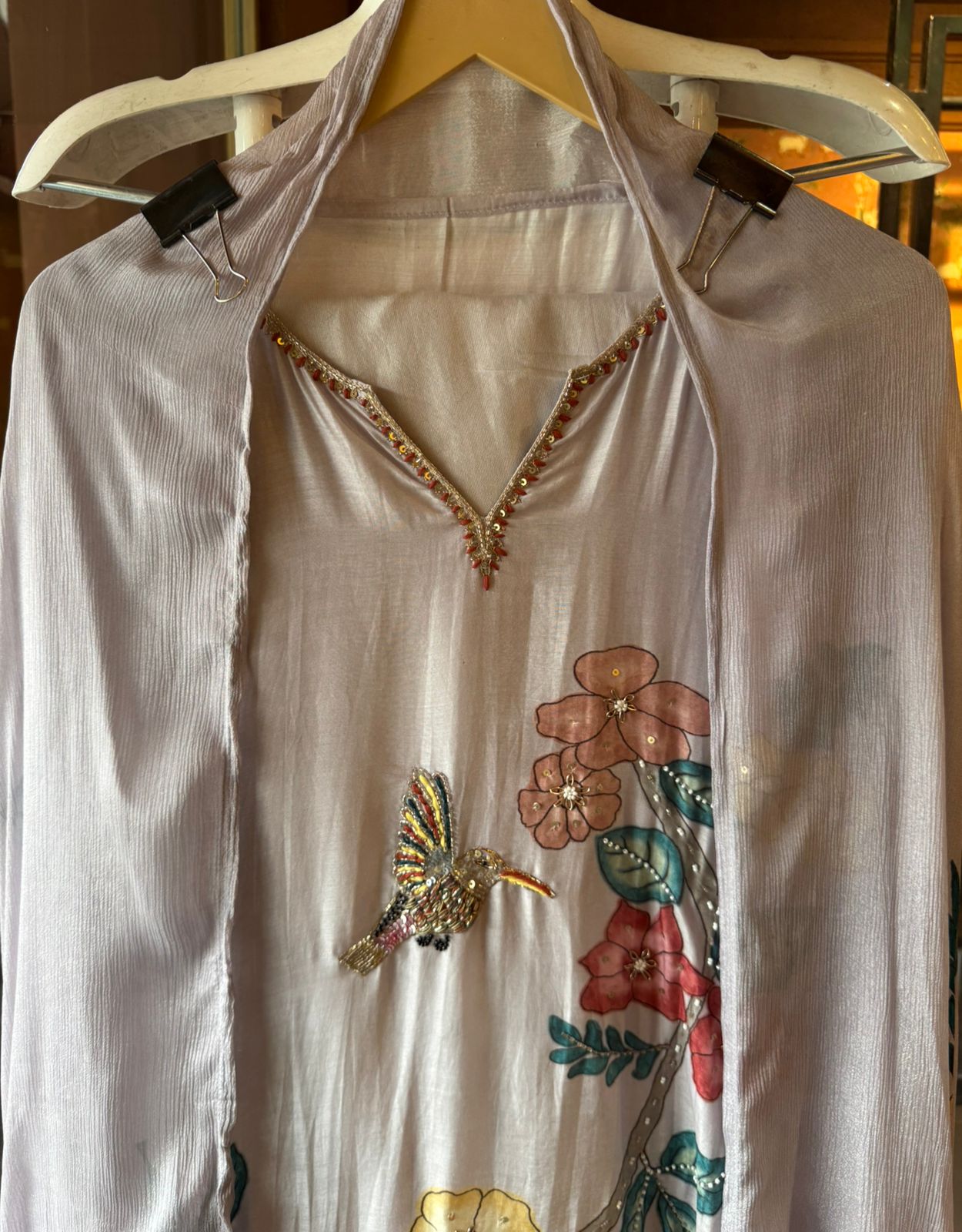 Pure Mul Muslin light Weight Unstitched shirt