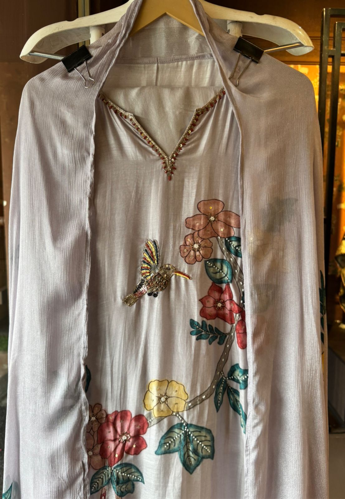 Pure Mul Muslin light Weight Unstitched shirt