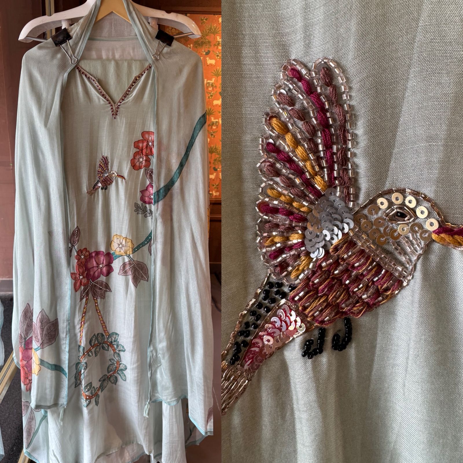 Pure Mul Muslin light Weight Unstitched shirt