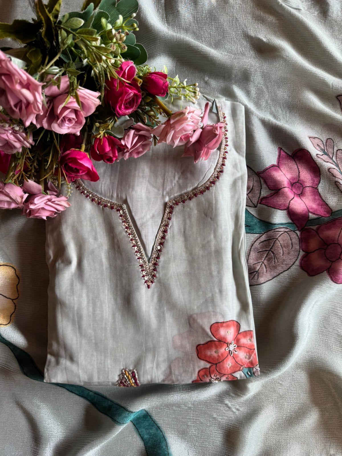 Pure Mul Muslin light Weight Unstitched shirt