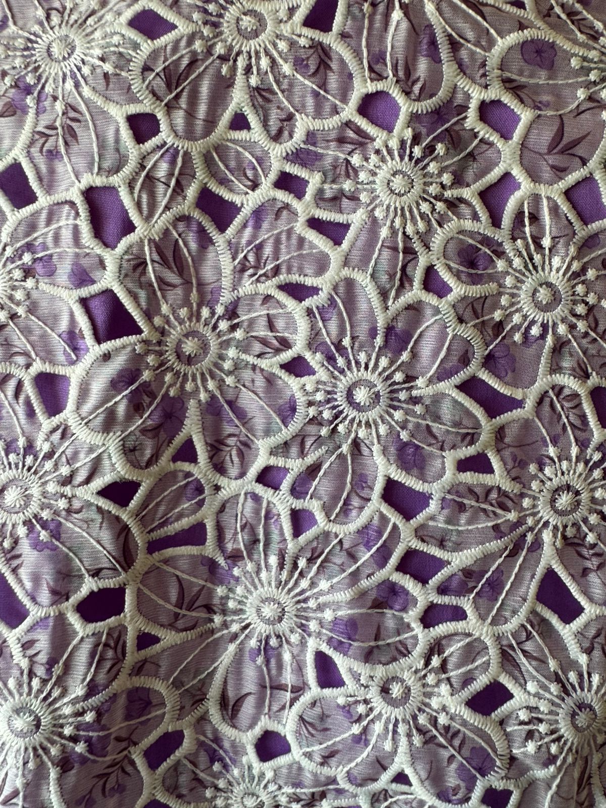 Stitched cotton Crochet shirt