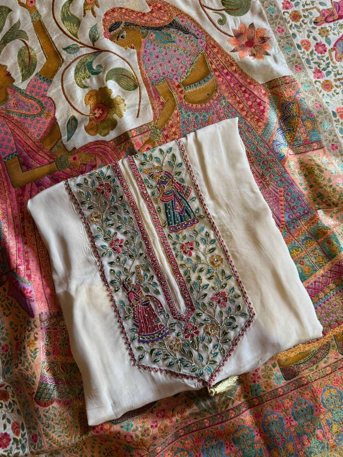 Soft silk Shirt Unstitched