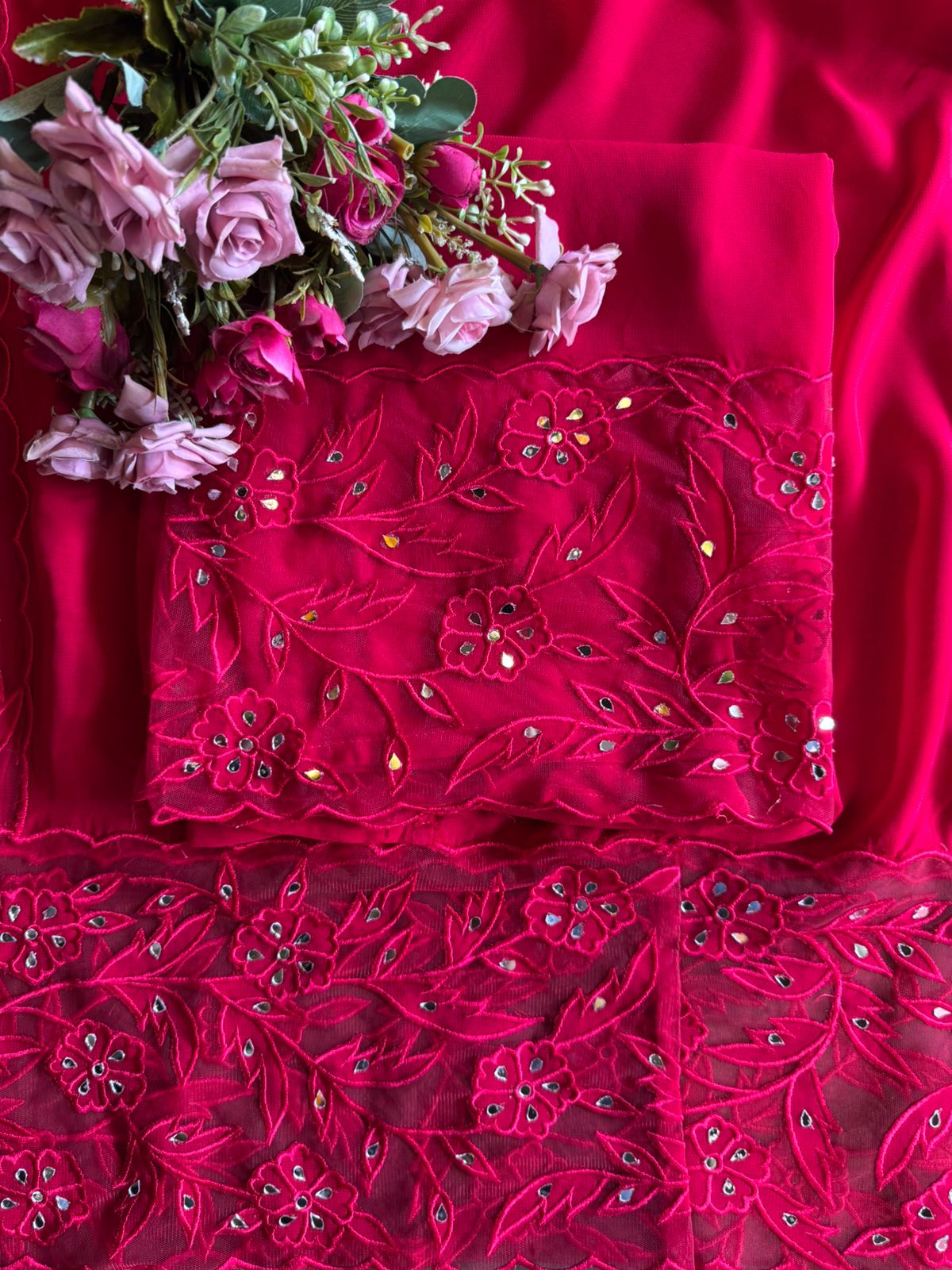 Pure Georgette Shirt unstitched shirt