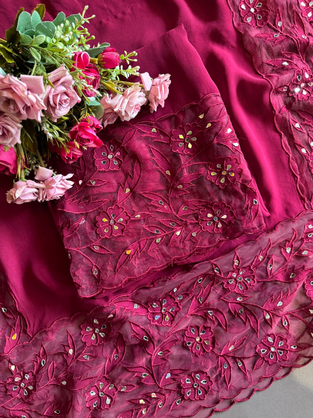 Pure Georgette Shirt unstitched shirt