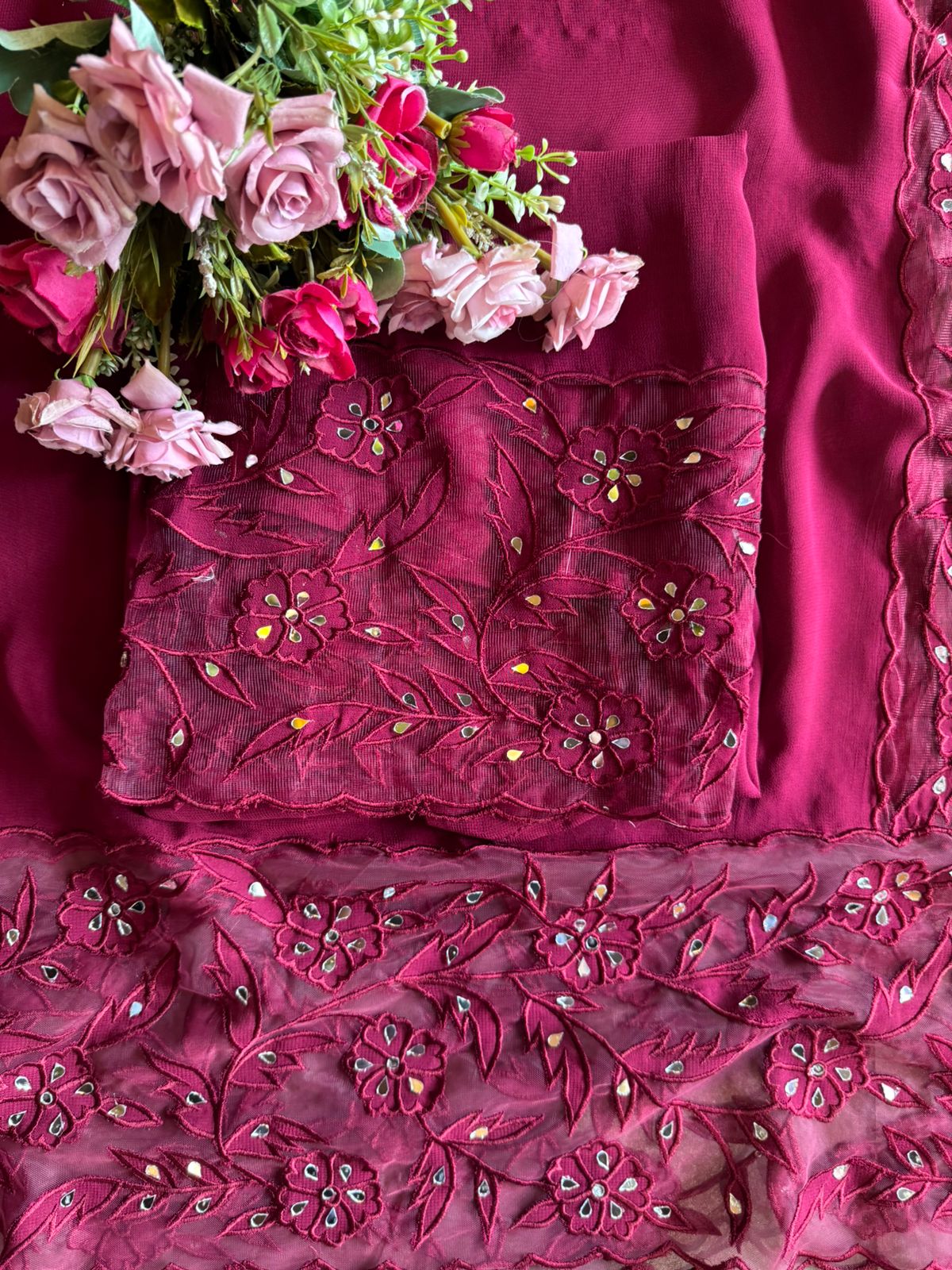 Pure Georgette Shirt unstitched shirt