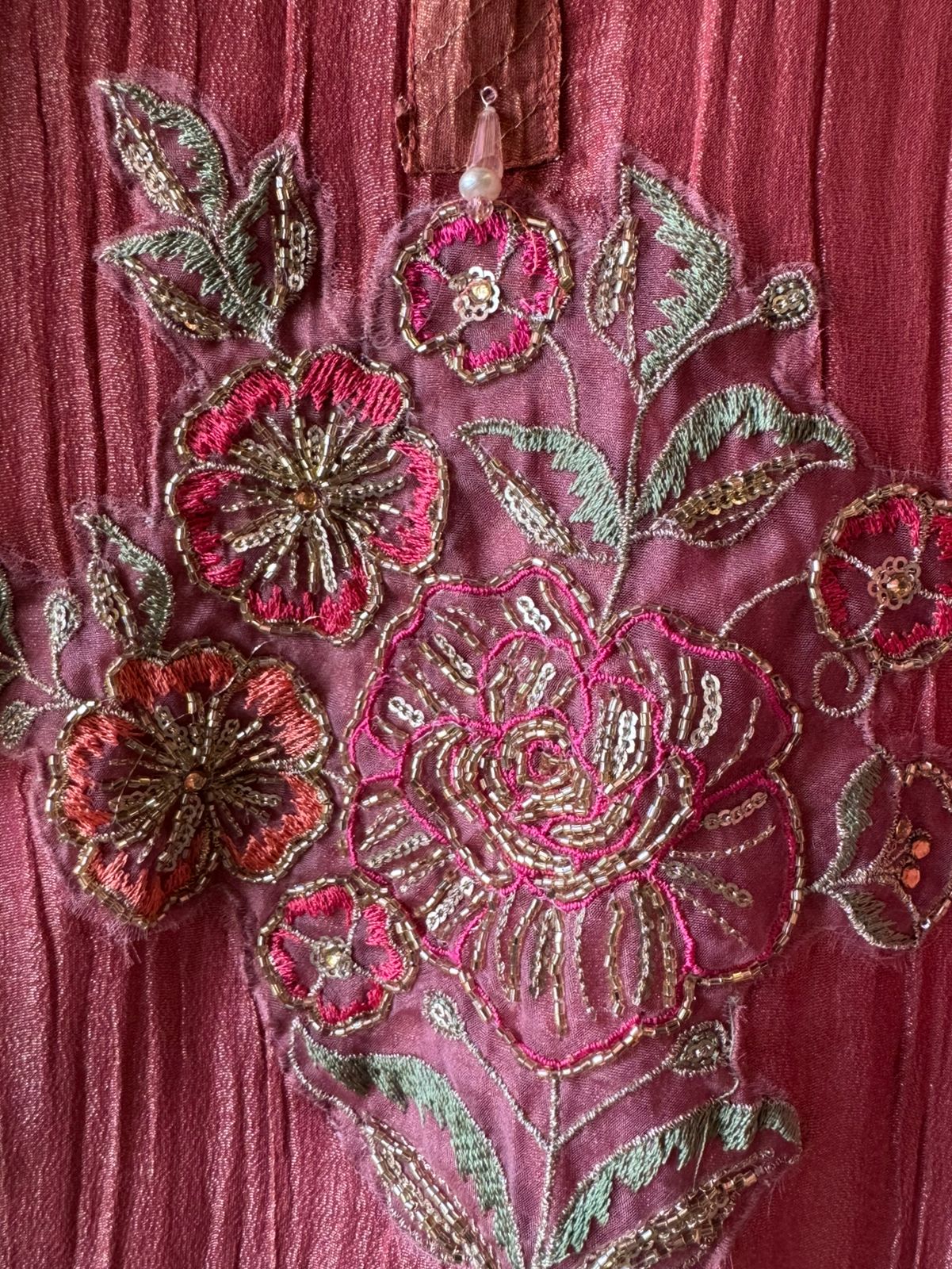 Crushed tissue Unstitched shirt