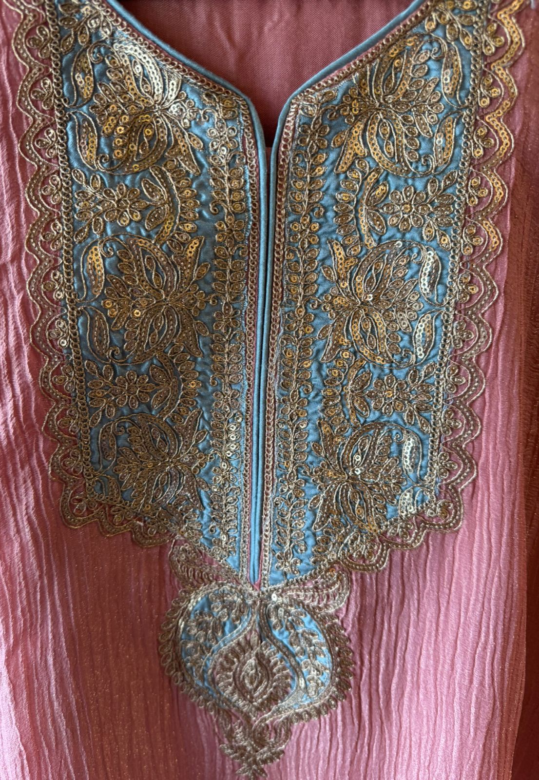 Crushed tissue stitched Shirt