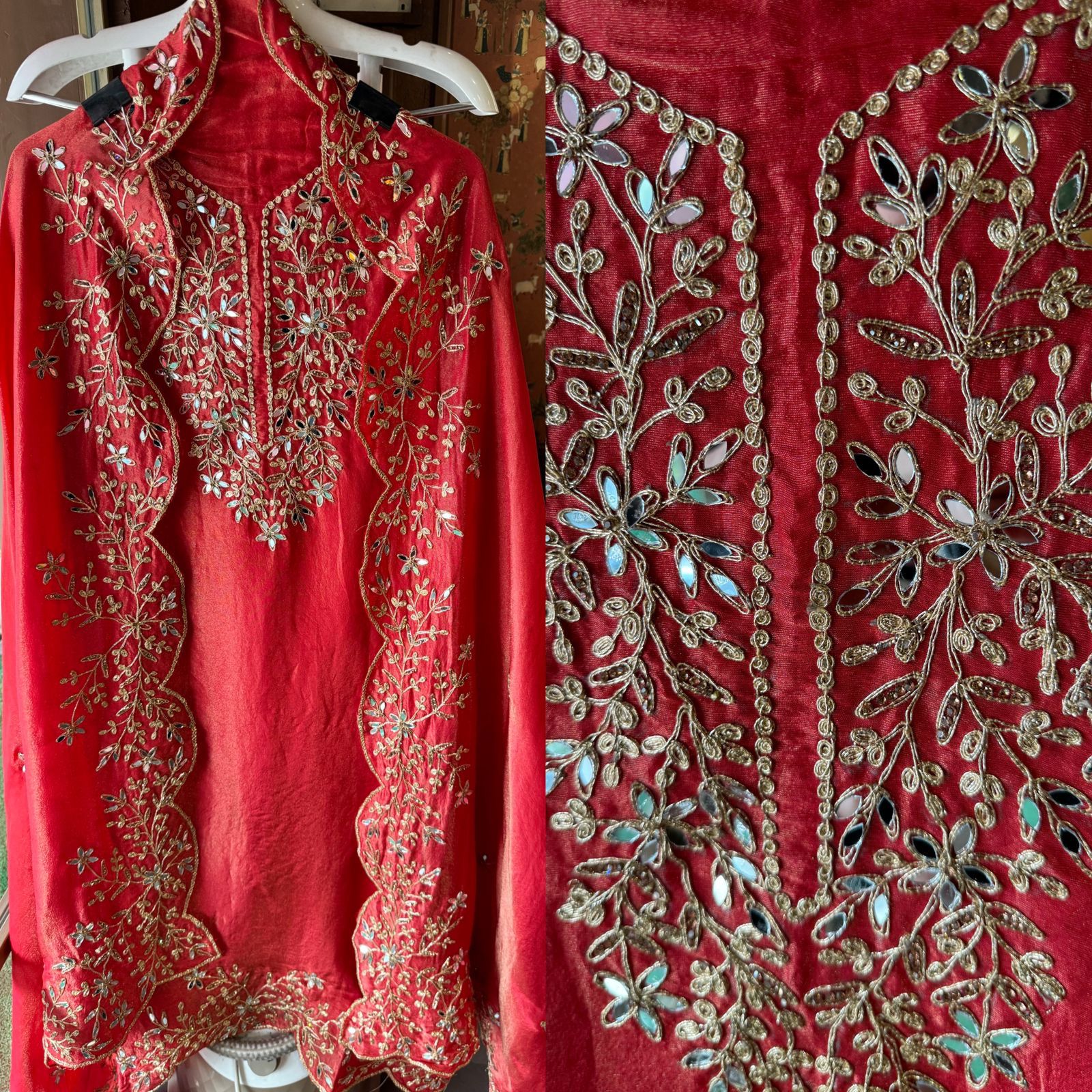 Shimmer tissue Unstitched Suits