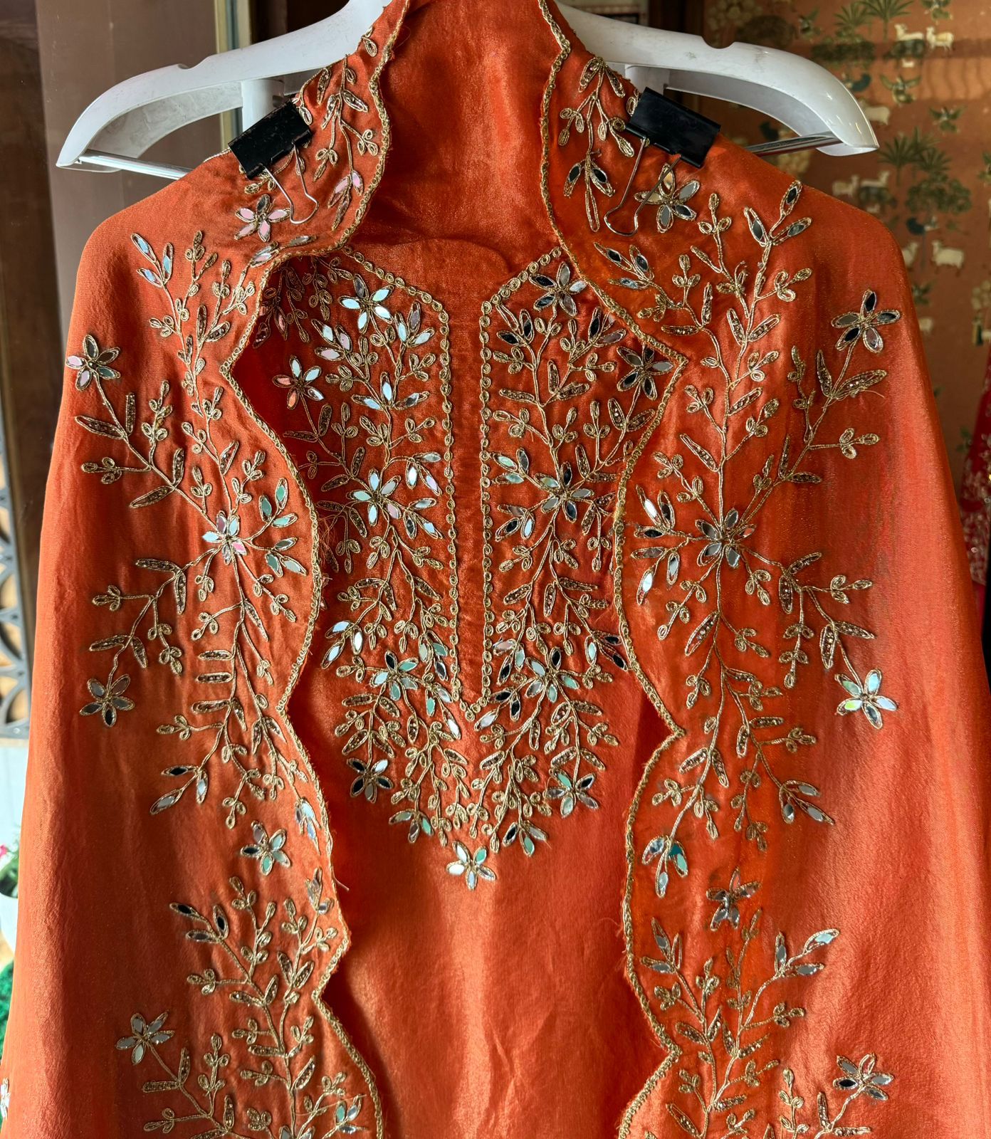 Shimmer tissue Unstitched Suits