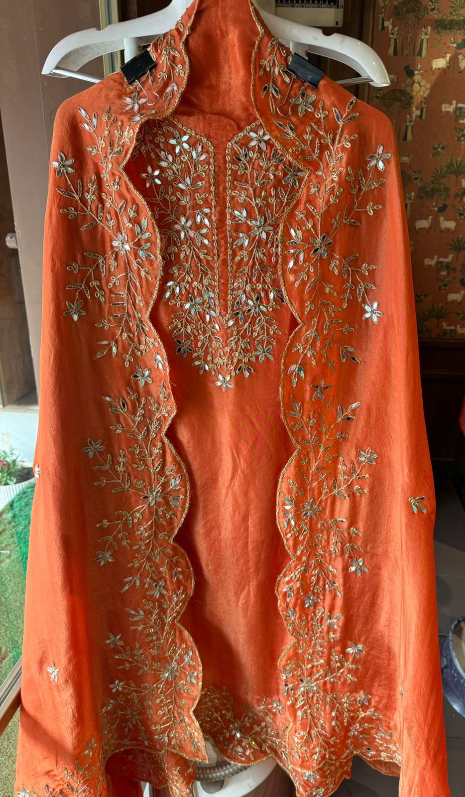 Shimmer tissue Unstitched Suits