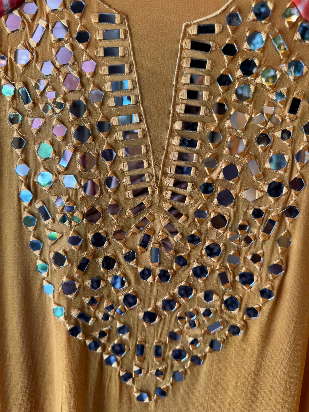 Ombré shaded unstitched shirt