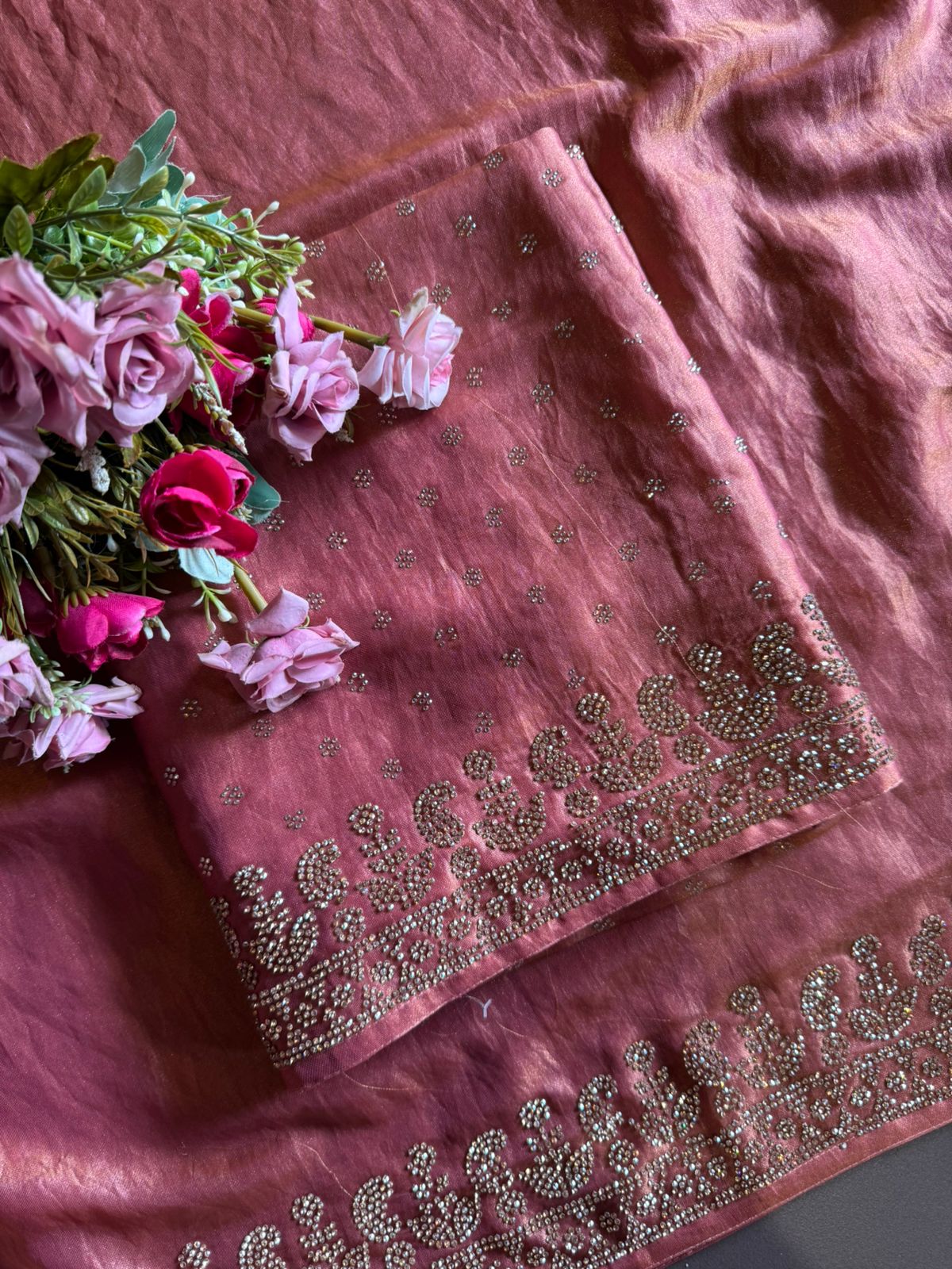 Shimmer tissue un stitched full size Shirt