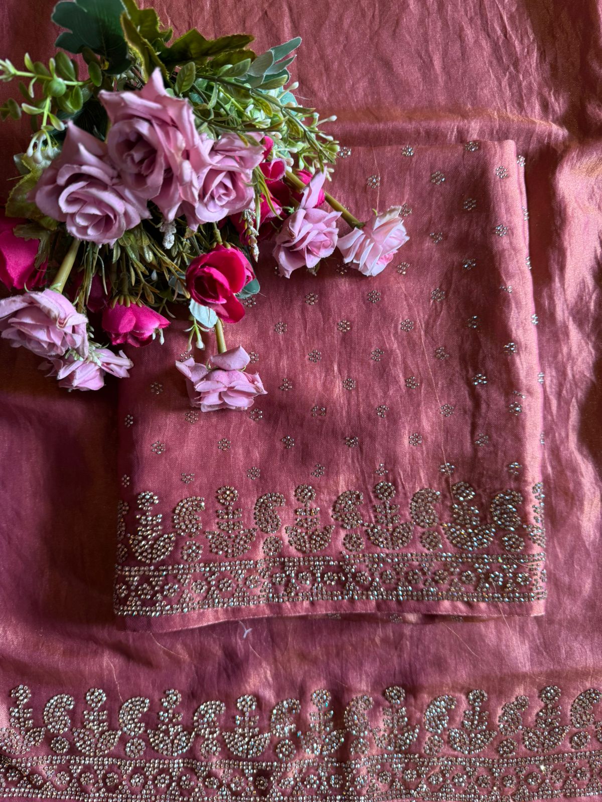 Shimmer tissue un stitched full size Shirt