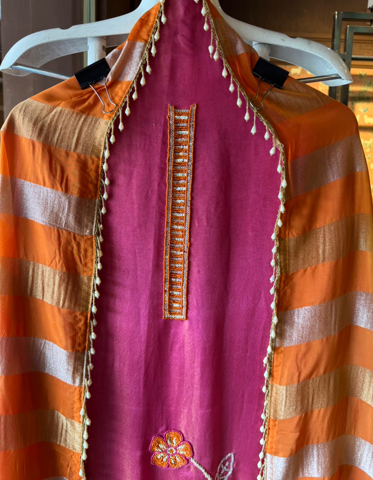 Tissue fabric Unstitched shirt